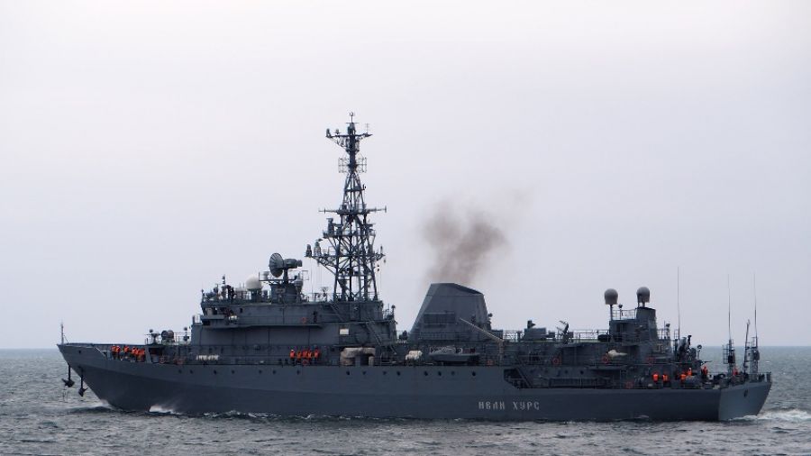 Naval News: Российский разведывательный корабль "Иван Хурс" спас Эрдогана от верной смерти