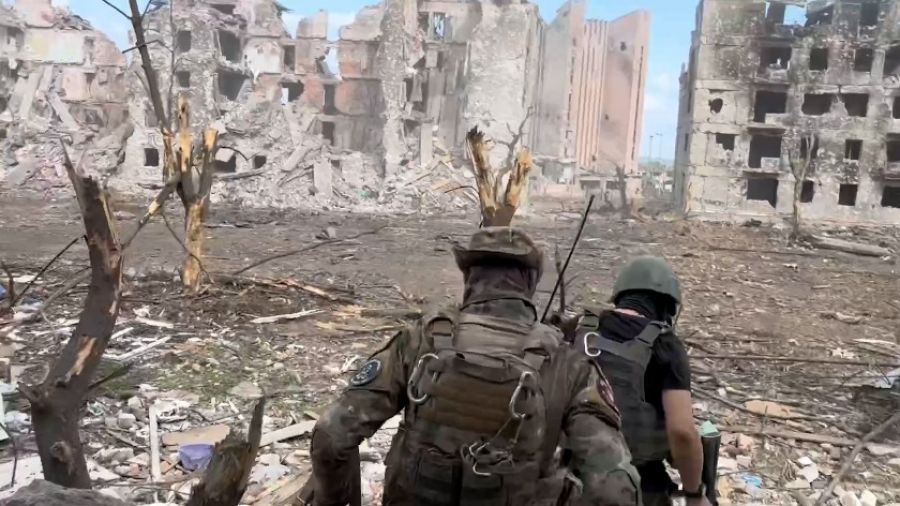 Mi-6 Великобритании: военнослужащие ВС РФ усиливают Бахмутское направление в ДНР