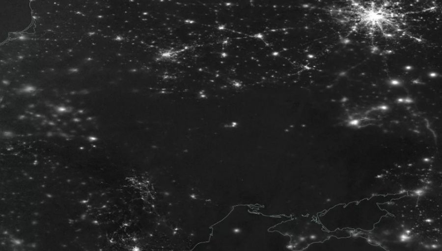 NASA опубликовало снимок из космоса с Украиной, погрузившейся в кромешную тьму