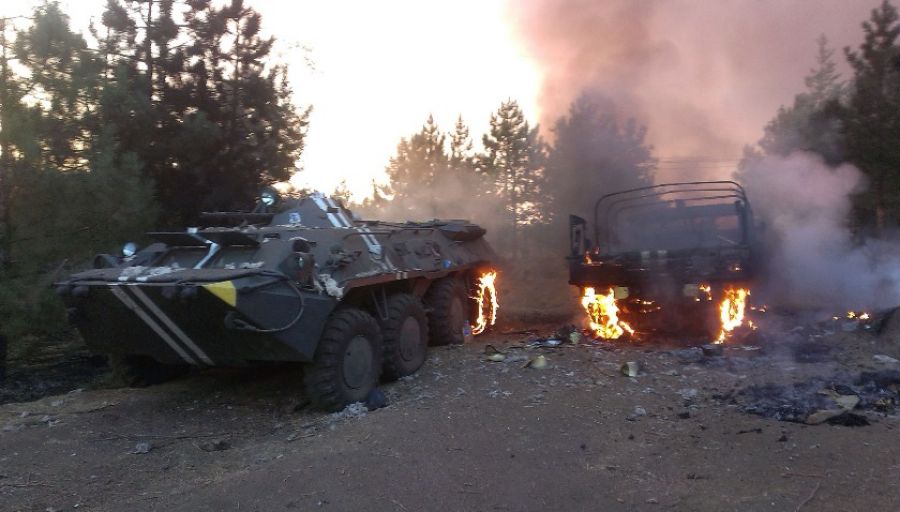 Реактивная артиллерия ВС РФ разбила две колонны техники ВС Украины под Лиманом и Херсоном