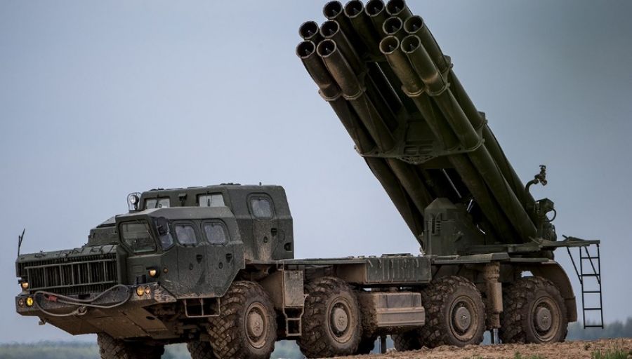 РВ: РЗСО 9К58 «Смерчи» ВС России ликвидируют военные объекты ВСУ в ходе СВО на Украине