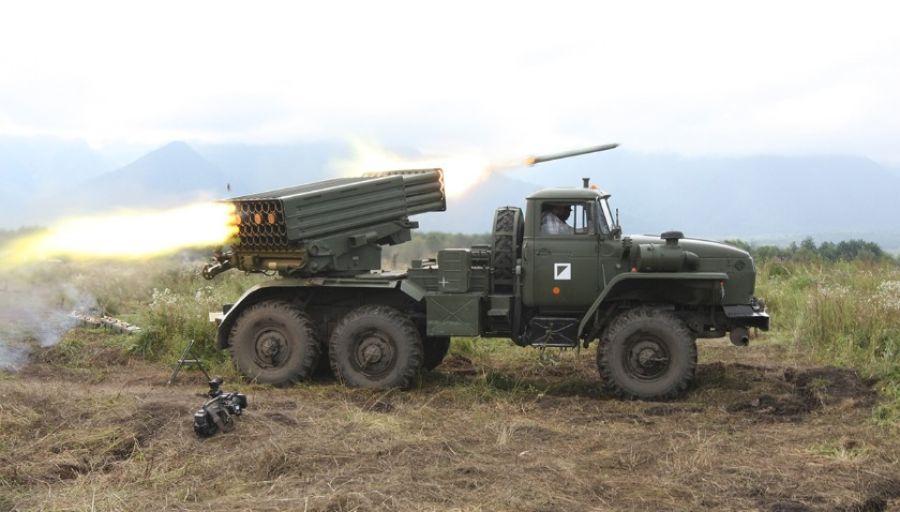 РВ: Расчеты РСЗО «Град» ЛНР накрыли укрепрайон украинских неонацистов