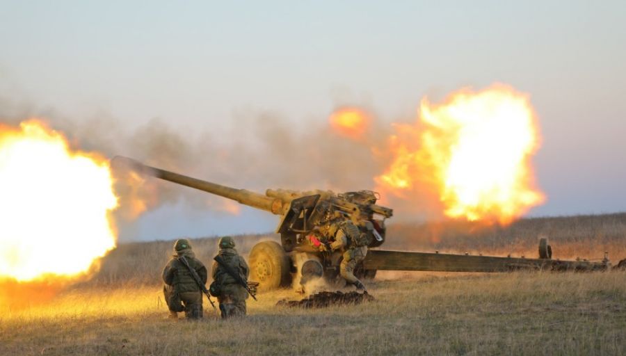 "РВ": Артиллерия "Отважных" ВС РФ накрывает позиции боевиков ВСУ на лиманском направлении