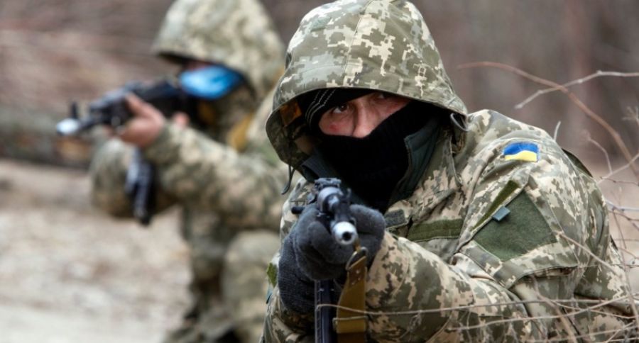 Опубликованы кадры ликвидации спецгруппы ВС Украины, прорывавшейся к Энергодару