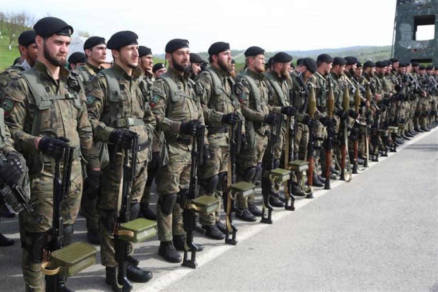Чеченский добровольческий батальон "Запад-Ахмат". Фото: www.sila-rf.ru