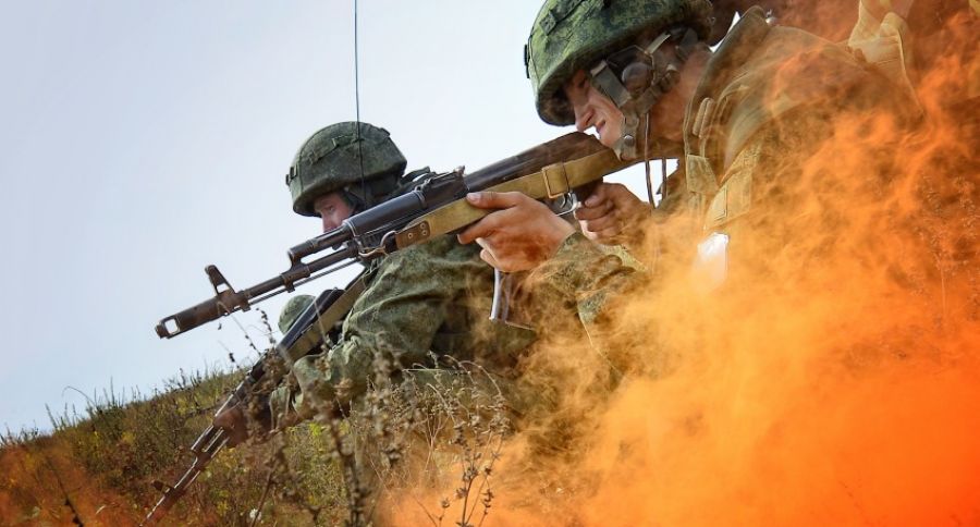 RusVesna: Призванные по мобилизации десантники ВС РФ проходят боевое слаживание на Херсонском направлении