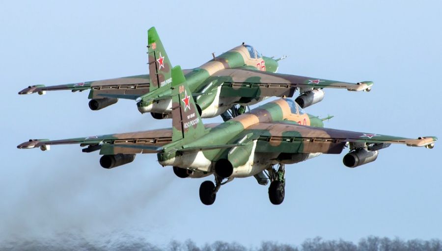 РВ: Штурмовики Су-25 ВКС РФ участвуют в отражении попыток прорыва ВСУ на Херсонском фронте