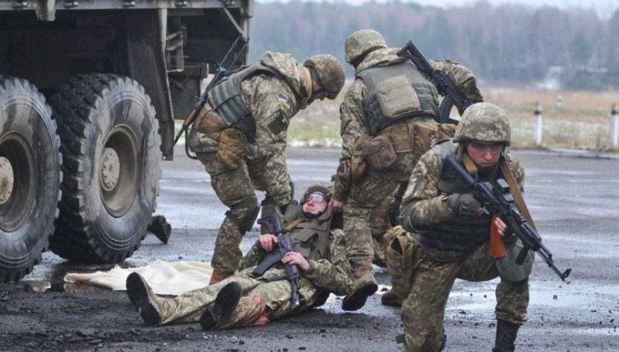 ВС РФ уничтожали военную технику ВСУ во время огневого контроля трассы Артёмовск-Северск