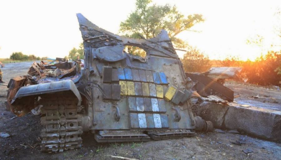 Колонна военной техники ВСУ, движущаяся в сторону Волчанска, была разбита вблизи Харькова