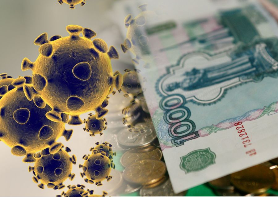 Курсу рубля может угрожать новая волна коронавируса